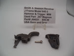 J64031 S&W J Frame Revolver Model 640-3 .357 Mag Hammer and Trigger MIM Used