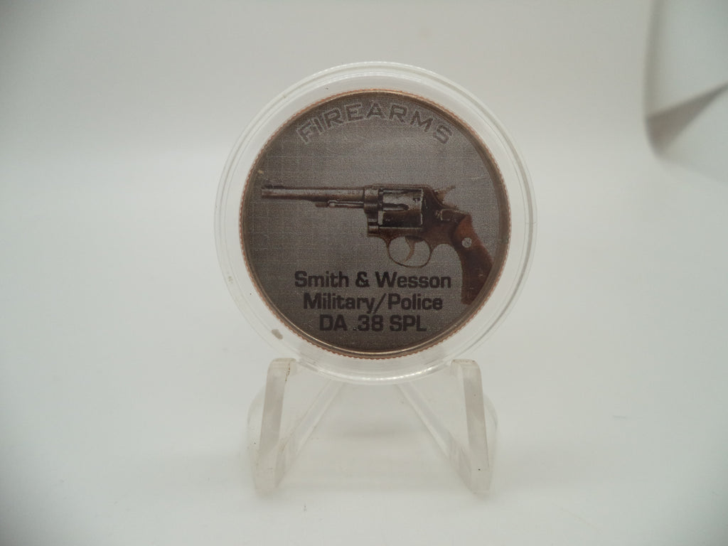 Smith & Wesson Military/Police DA .38 Special JFK Kennedy Half Dollar U.S. Coin