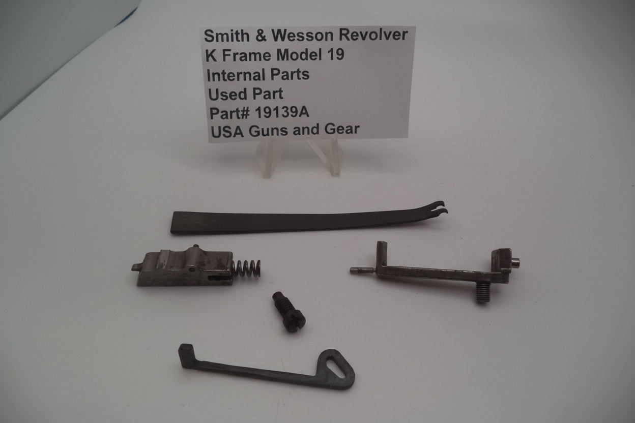 Smith & Wesson Revolver K Frame Model 19 Internal Parts Old Style Used 19139A