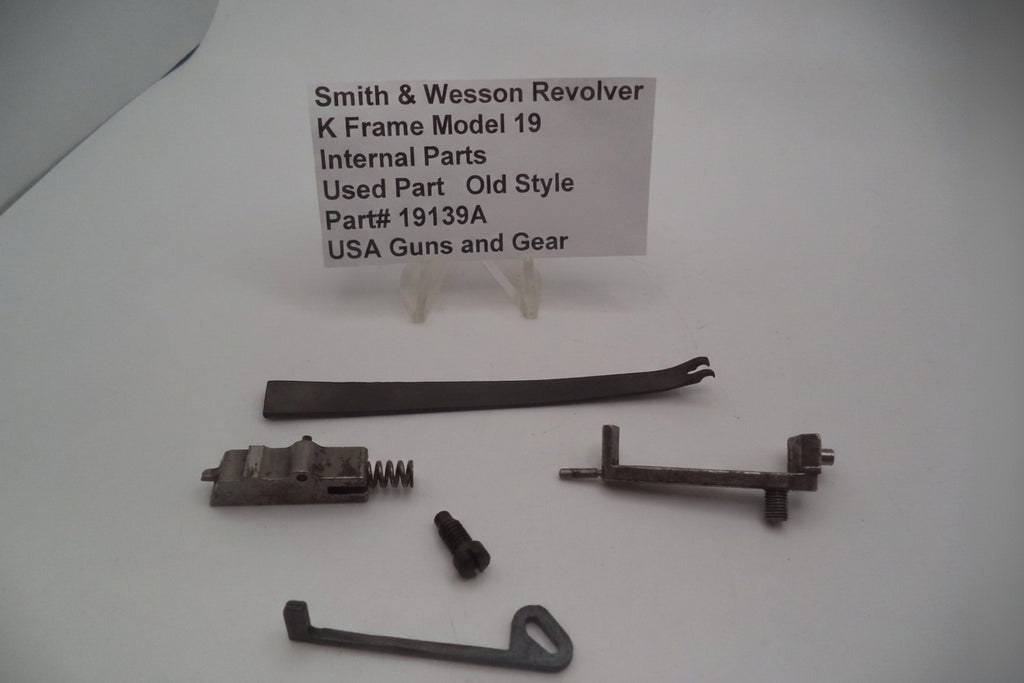 Smith & Wesson Revolver K Frame Model 19 Internal Parts Old Style Used 19139A