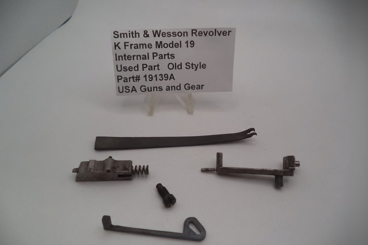 Smith & Wesson Revolver K Frame Model 19 Internal Parts Old Style Used 19139A