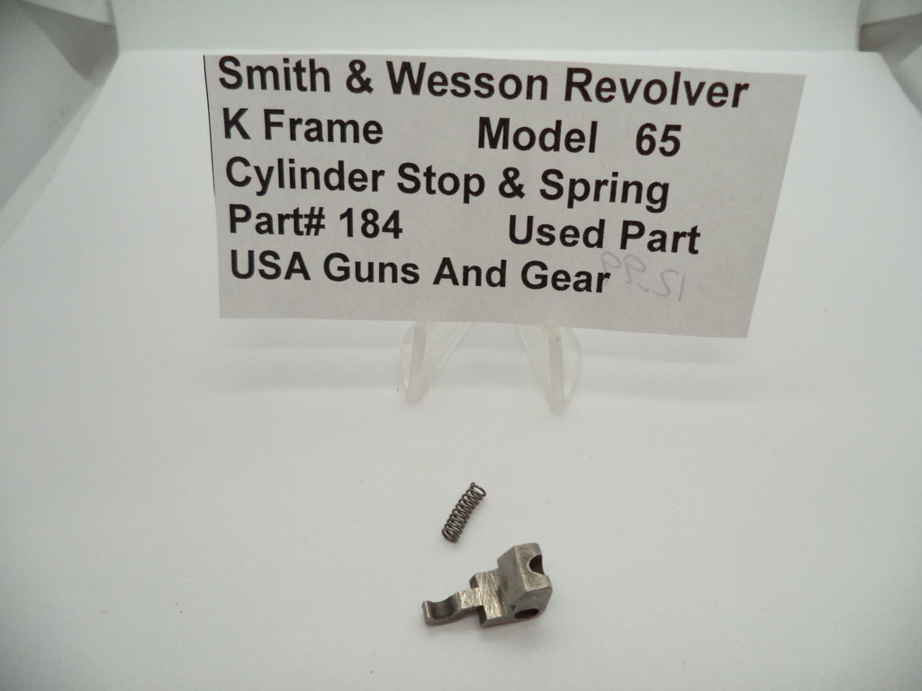 USA Guns And Gear - USA Guns And Gear Cylinder Stop & Spring - Gun Parts Smith & Wesson - Smith & Wesson