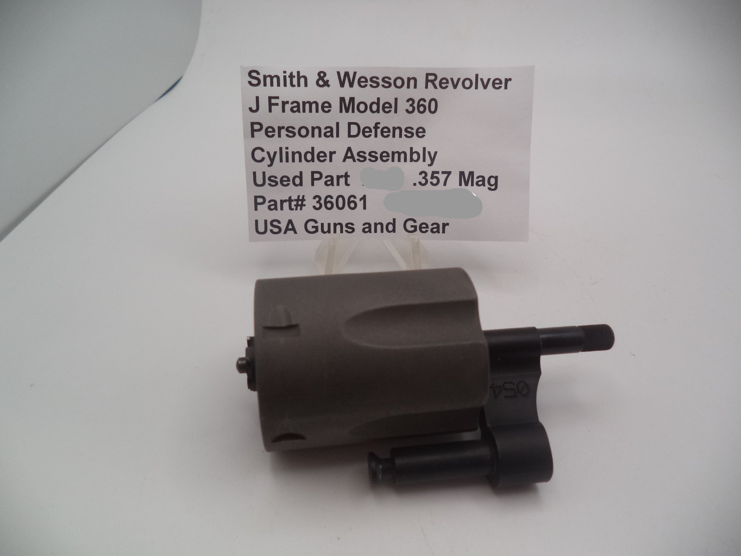 Smith & Wesson J Frame Model 340 / 360 Titanium Cylinder Assembly - .357 Magnum
