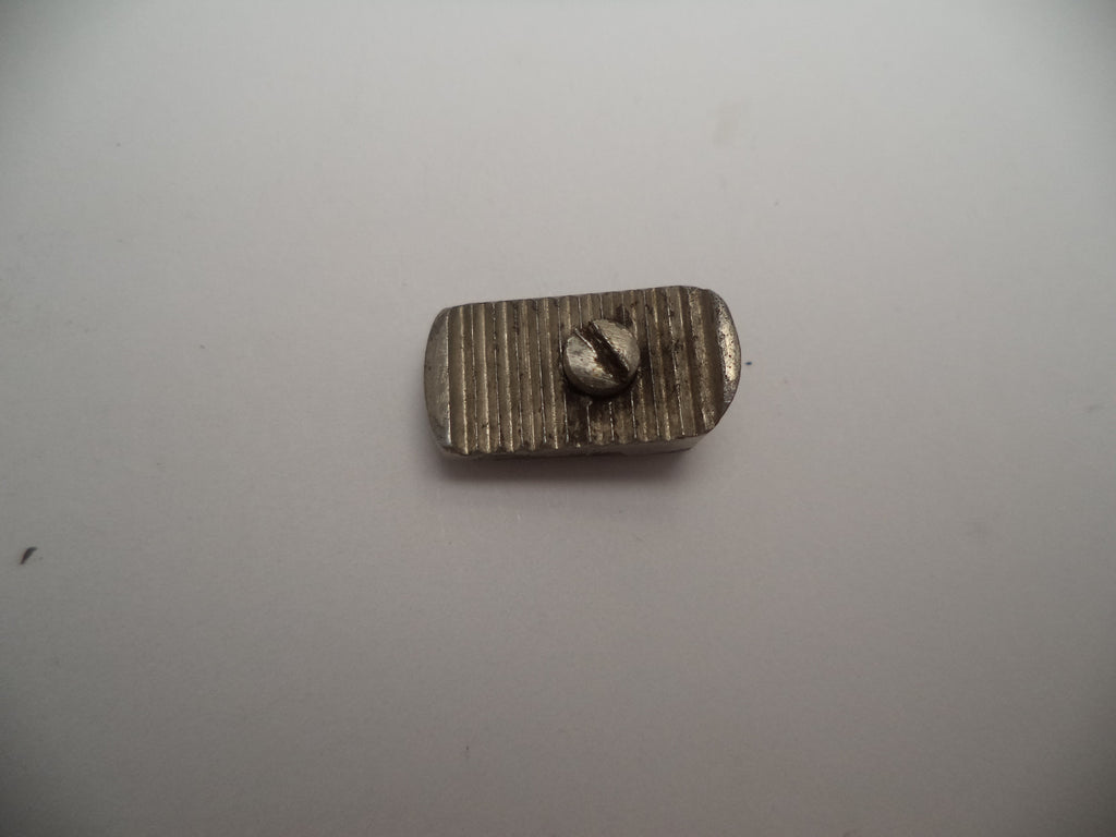 JN18030 Smith & Wesson J Frame Model 30 Thumb Piece & Screw Nickel Used .32 Long