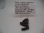 360108 Smith & Wesson Revolver J Frame Model 360 Personal Defense .265" Wide Hammer