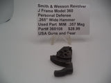360108 Smith & Wesson Revolver J Frame Model 360 Personal Defense .265" Wide Hammer