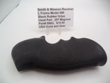 586G Smith & Wesson Revolver L Frame Model 586 Hogue Black Rubber Grips