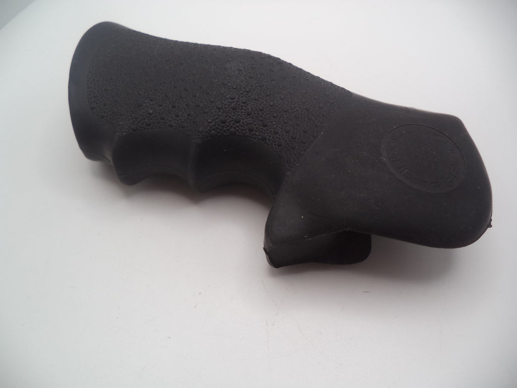 586G Smith & Wesson Revolver L Frame Model 586 Hogue Black Rubber Grips