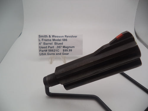 58621C Smith & Wesson Revolver L Frame Model 586 4" Barrel Blued .357 Mag.