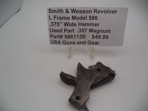 586112B Smith & Wesson Revolver L Frame Model 586 .375" Wide Hammer Used Part