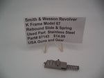 67143 Smith & Wesson Revolver K Frame Model 67 Rebound Slide & Spring