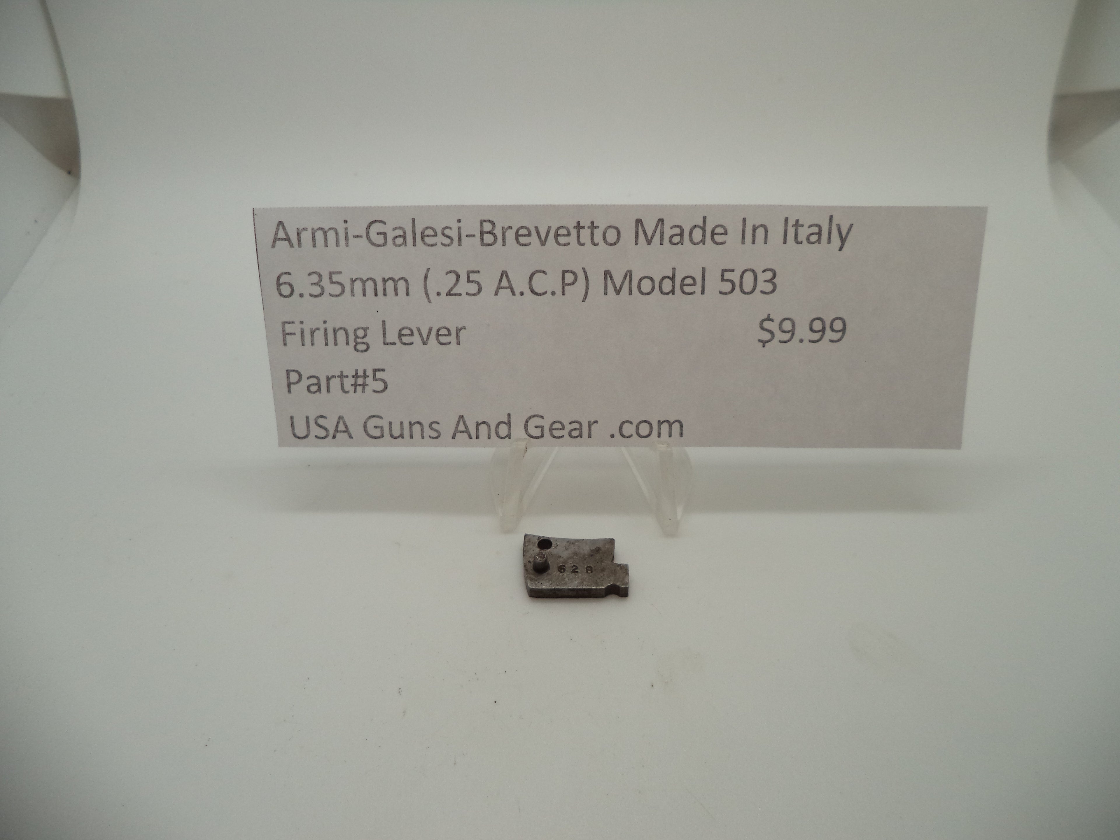 5 Armi-Galesi-Brevetto Model 503 Firing Lever 6.35mm (.25 ACP)