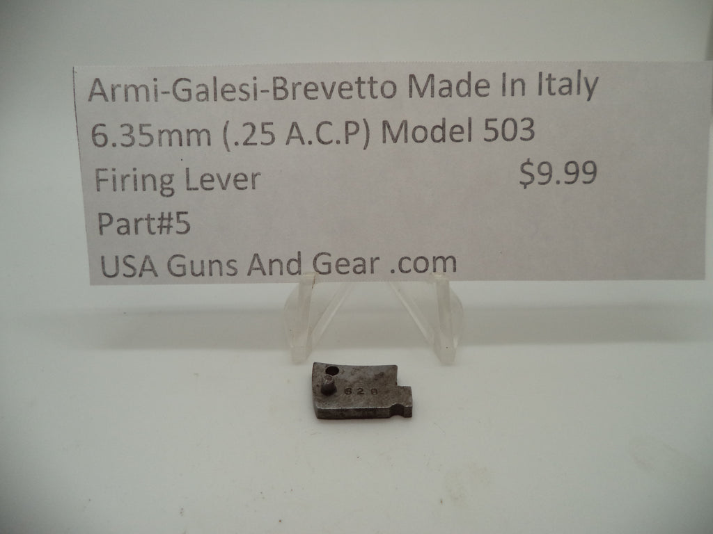 5 Armi-Galesi-Brevetto Model 503 Firing Lever 6.35mm (.25 ACP)