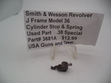 3681A Smith & Wesson Revolver J Frame Model 36 Cylinder Stop & Spring