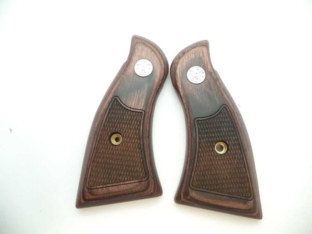 Smith & Wesson K & L Frame Checkered Dymondwood Grips - Square Butt Only - Factory New Part 219920000