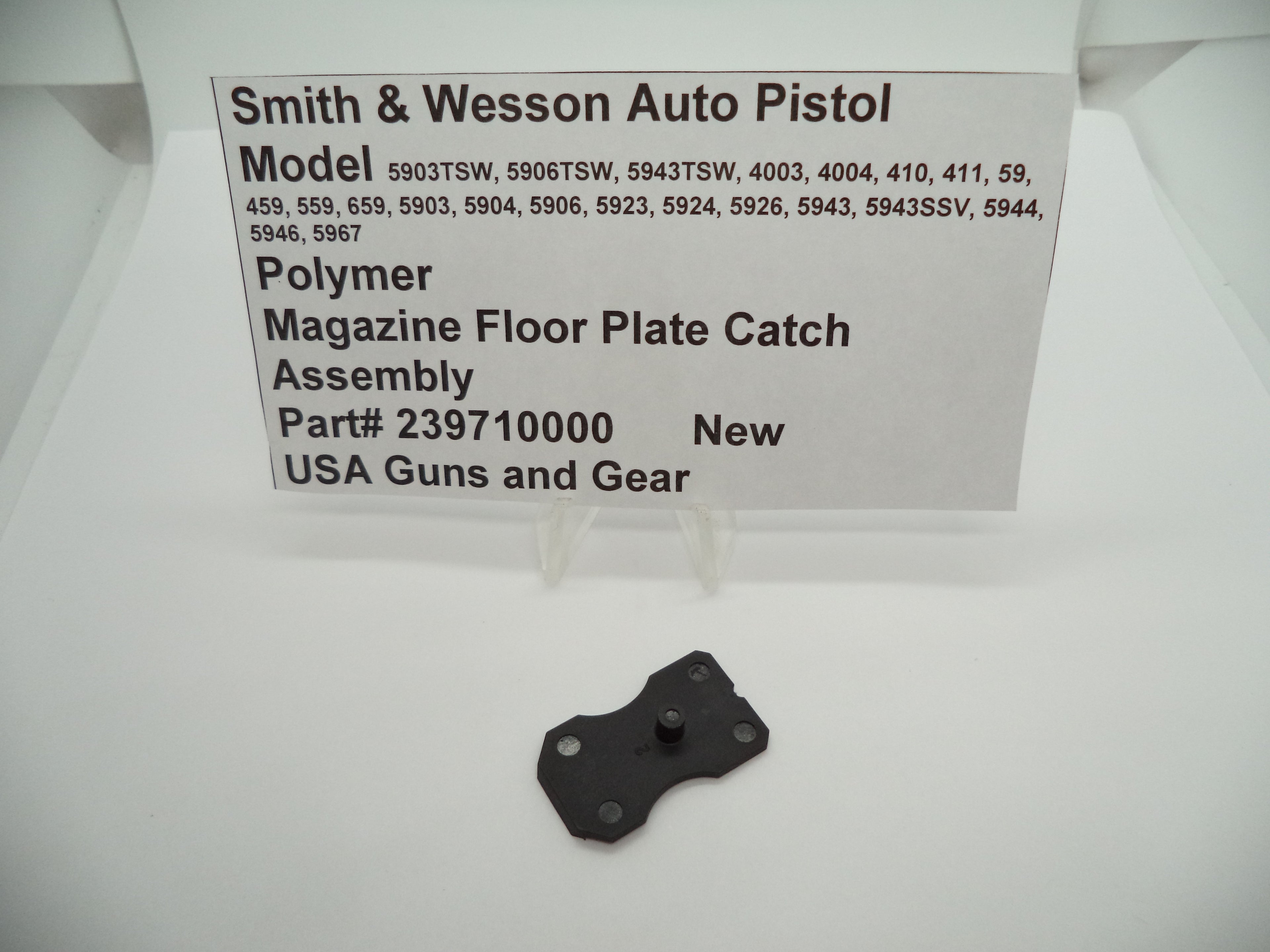 S&W Magazine Floor Plate Catch 239710000 - Model 5926 5924 5904
