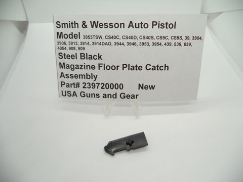 239720000 Smith & Wesson Pistol Multi Model Magazine Floor Plate Catch Black New