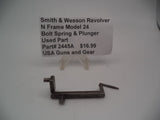 2445A Smith & Wesson Revolver N Frame Model 24 Bolt Spring & Plunger