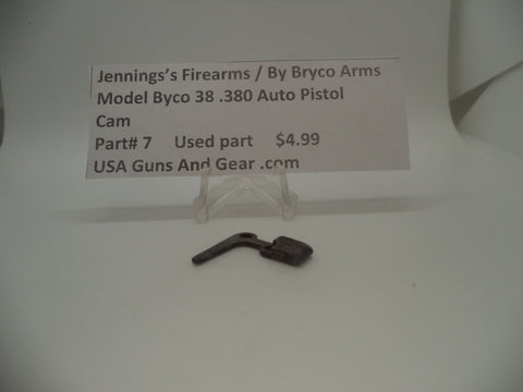 Jennings Bryco Model Bryco 38 Auto Pistol .380 Auto Cam Used Part #7