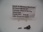 2781 Smith & Wesson N Frame Model 27  Cylinder Stop & Spring Used