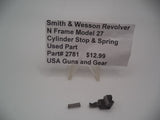 2781 Smith & Wesson N Frame Model 27  Cylinder Stop & Spring Used