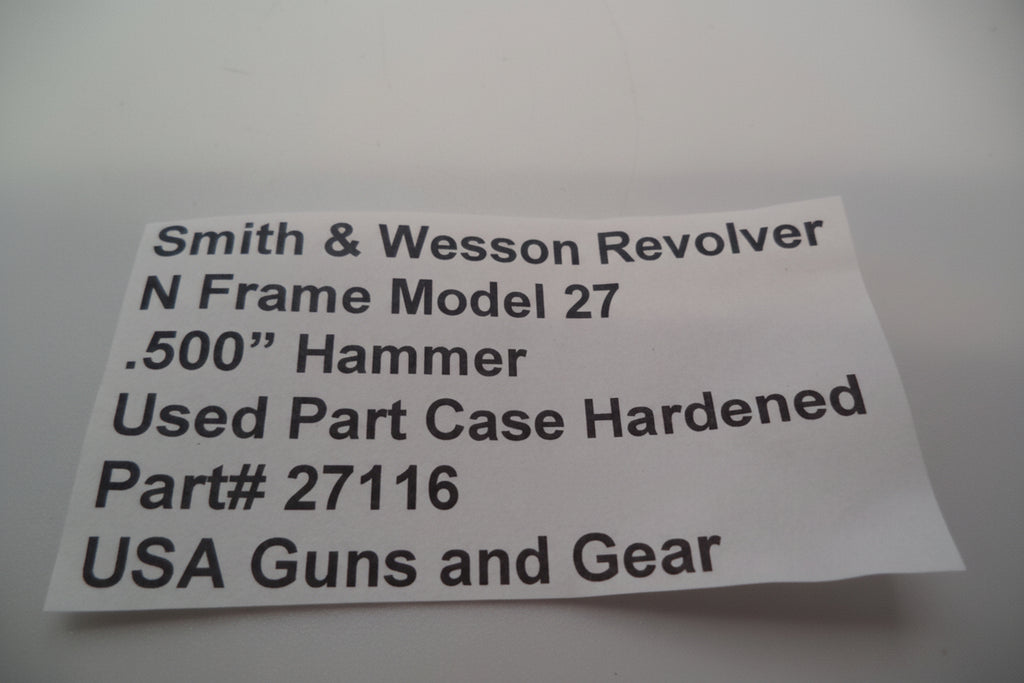 Smith & Wesson Revolver N Frame Model 27 .500" Hammer Used 27116