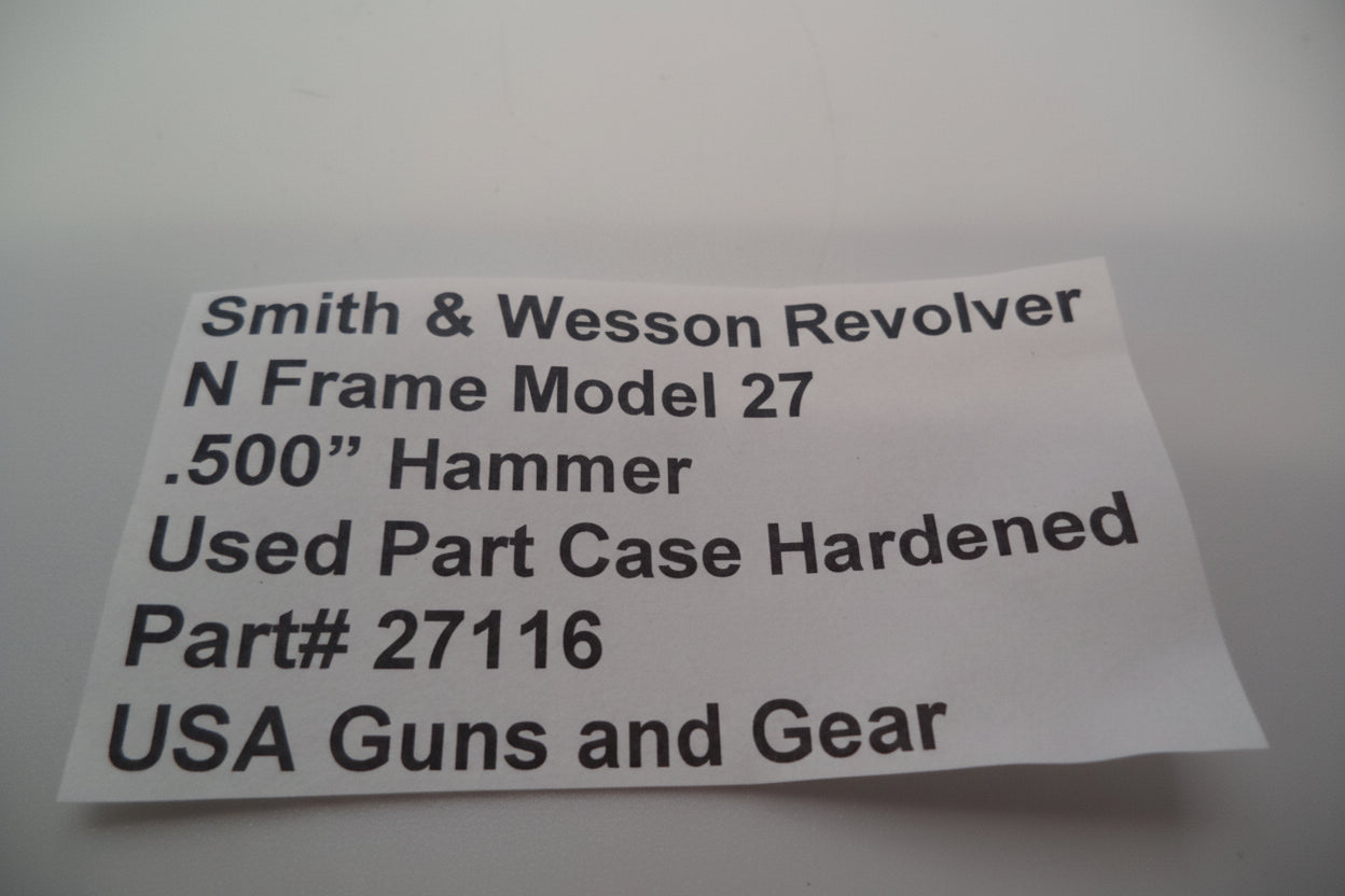 Smith & Wesson Revolver N Frame Model 27 .500" Hammer Used 27116