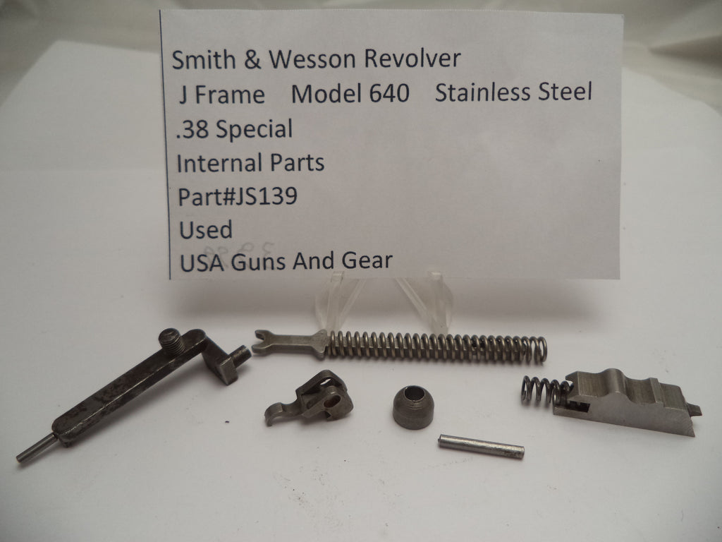 JS139 Smith & Wesson J Frame Model 640 Internal Parts Used .38 Special
