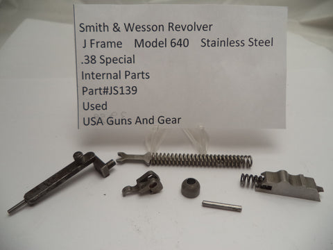 JS139 Smith & Wesson J Frame Model 640 Internal Parts Used .38 Special