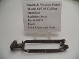 DB11 Smith & Wesson Pistol Draw Bar Used for Model 645 45 Caliber