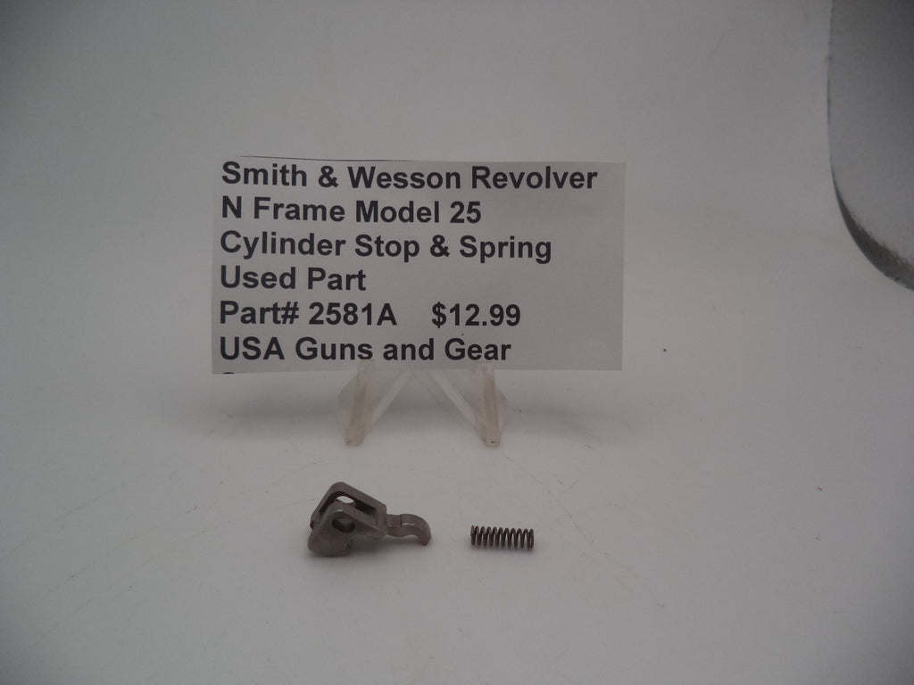 2581A2 Smith & Wesson N Frame Model 25 Used Cylinder Stop & Spring Used