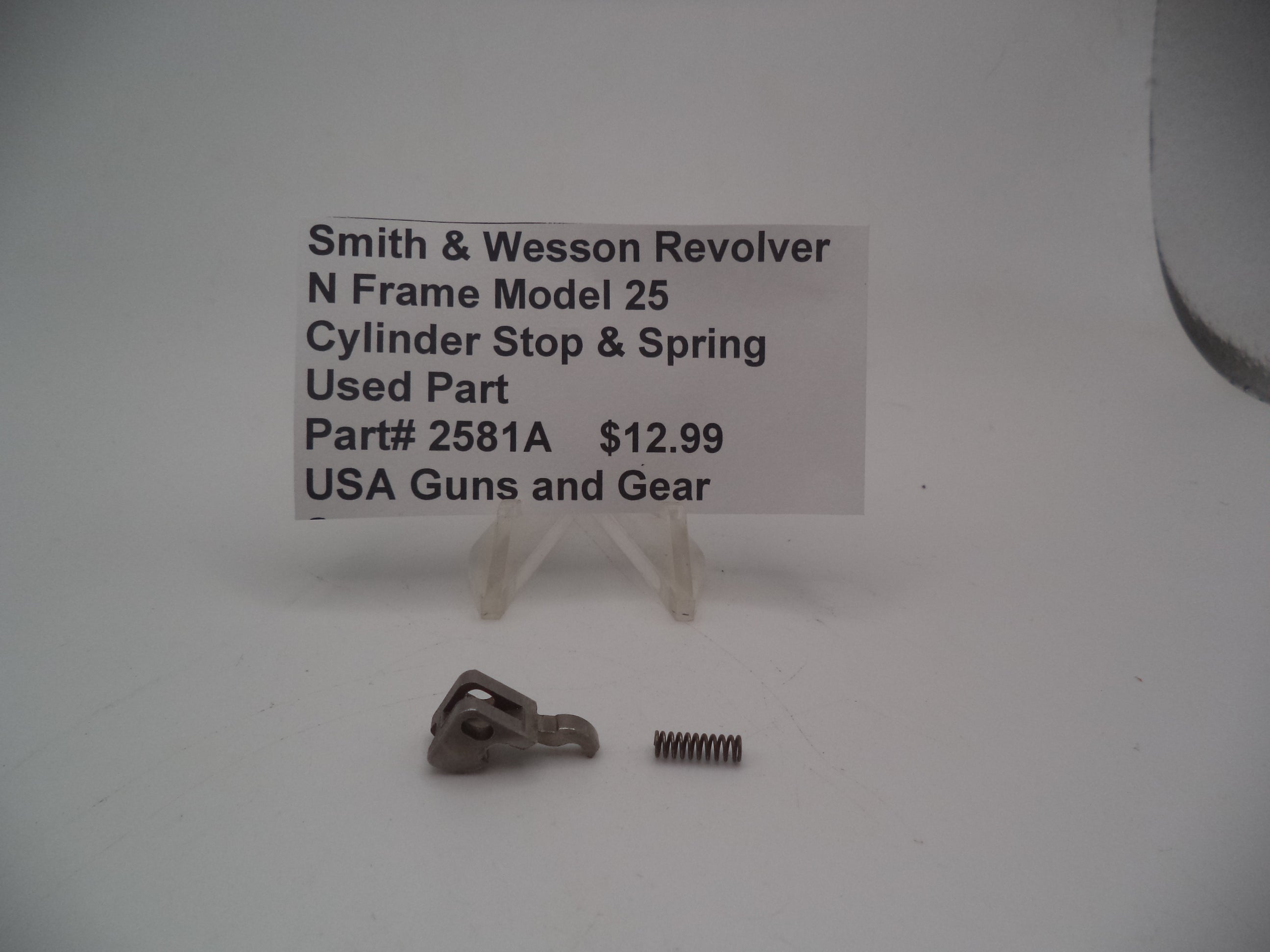 2581A2 Smith & Wesson N Frame Model 25 Used Cylinder Stop & Spring Used