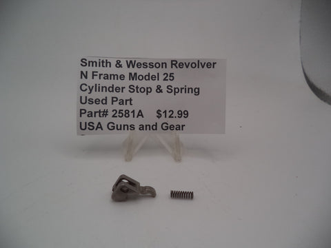 2581A2 Smith & Wesson N Frame Model 25 Used Cylinder Stop & Spring Used