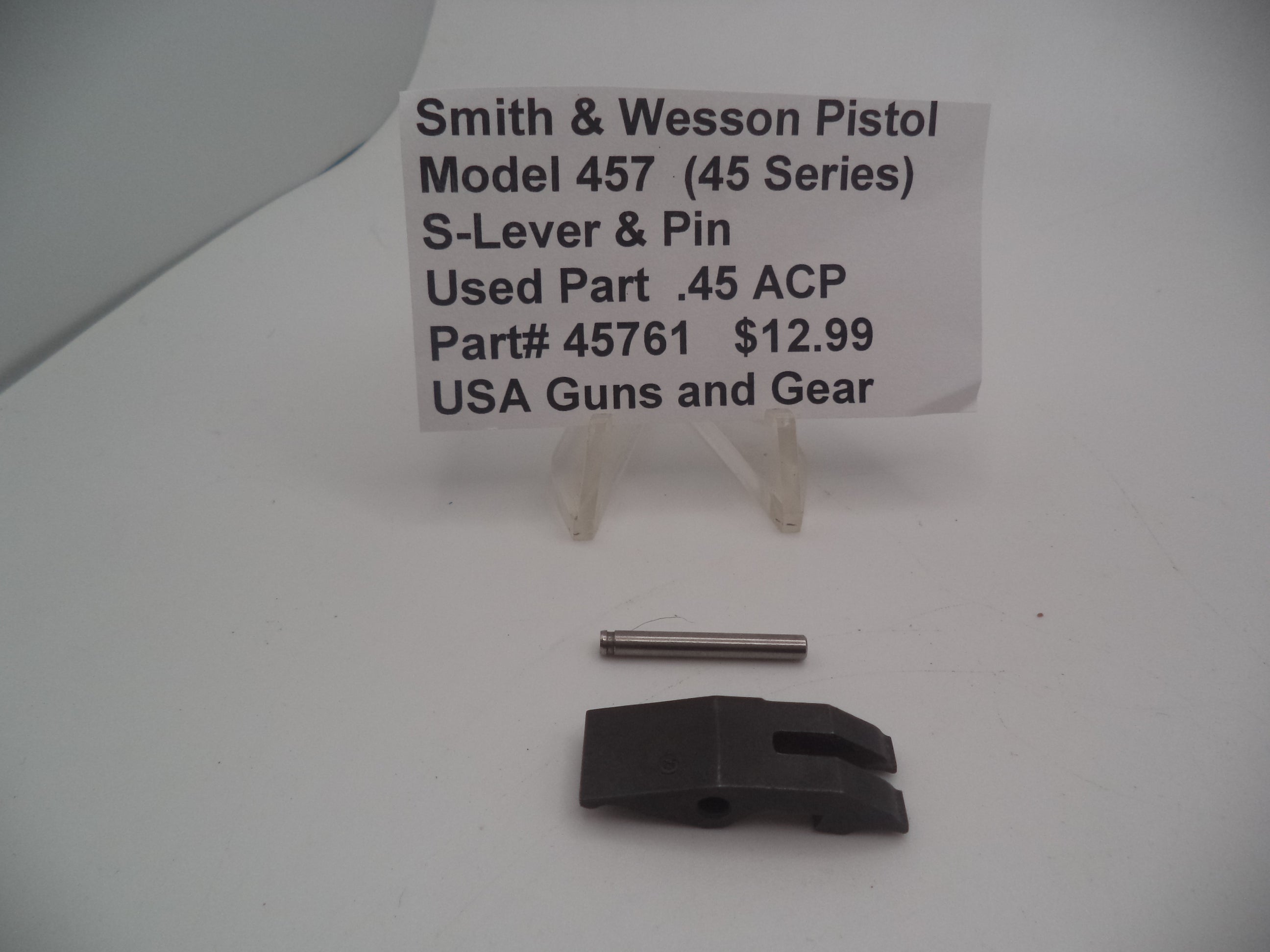 45761 Smith & Wesson Pistol Model 457 (45 Series) S-Lever Pin
