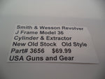 3656 Smith & Wesson J Frame Model 36 Cylinder New Old Stock Blued