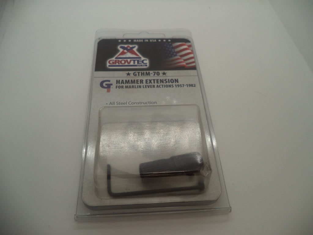 GrovTec Hammer Spur Extension Marlin Lever 1957-1982 Steel Black #70