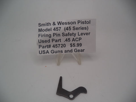 45720 Smith & Wesson Pistol .45  Model 457 ACP Firing Pin Safety Lever Fits Multiple Models Used