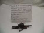 J190637 Smith & Wesson J Frame Model 637 Revolver Part Used Trigger Assembly .312"