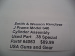 64063 Smith & Wesson J Frame Model 640 Used Cylinder Assembly .38 Special