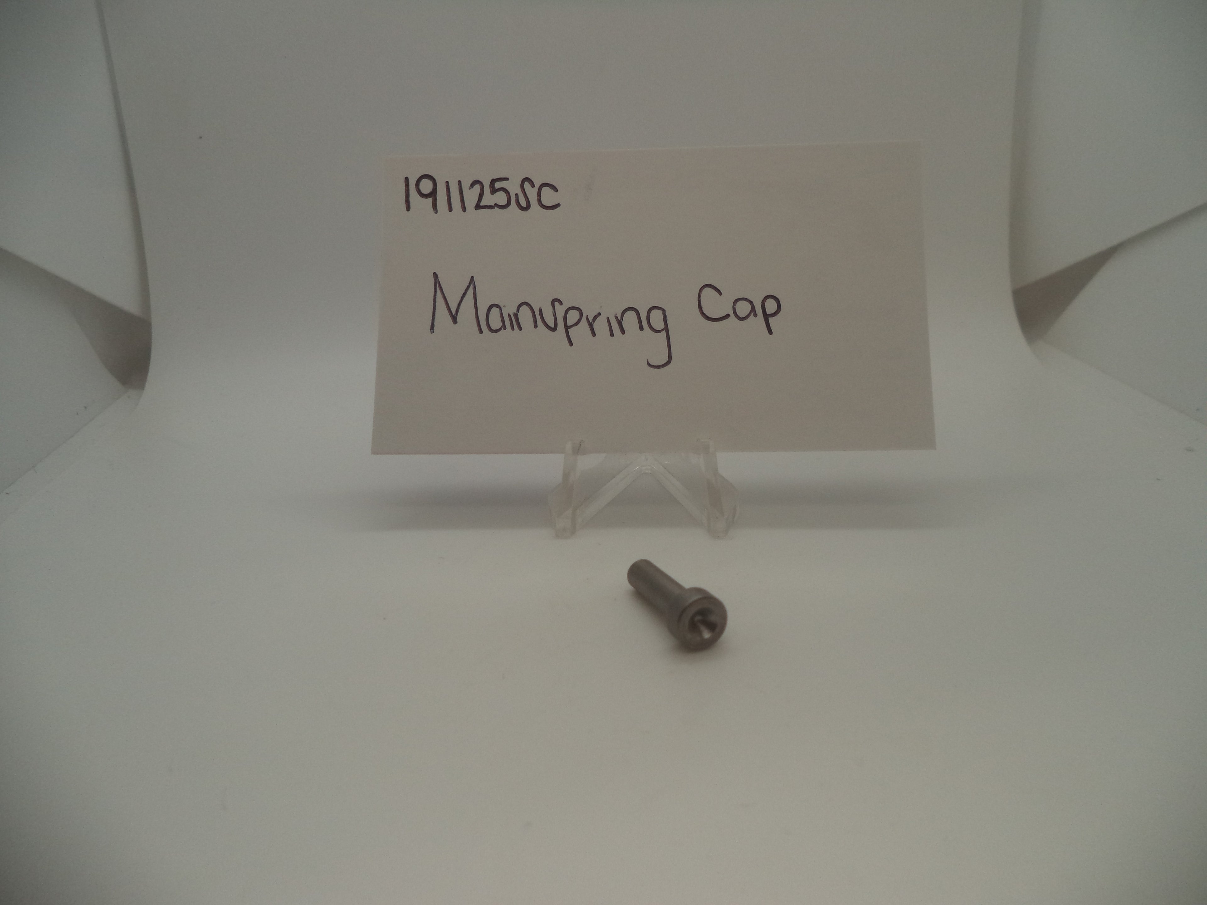 Wilson Combat Model 1911 Nickel Mainspring Cap New Part #19125SC