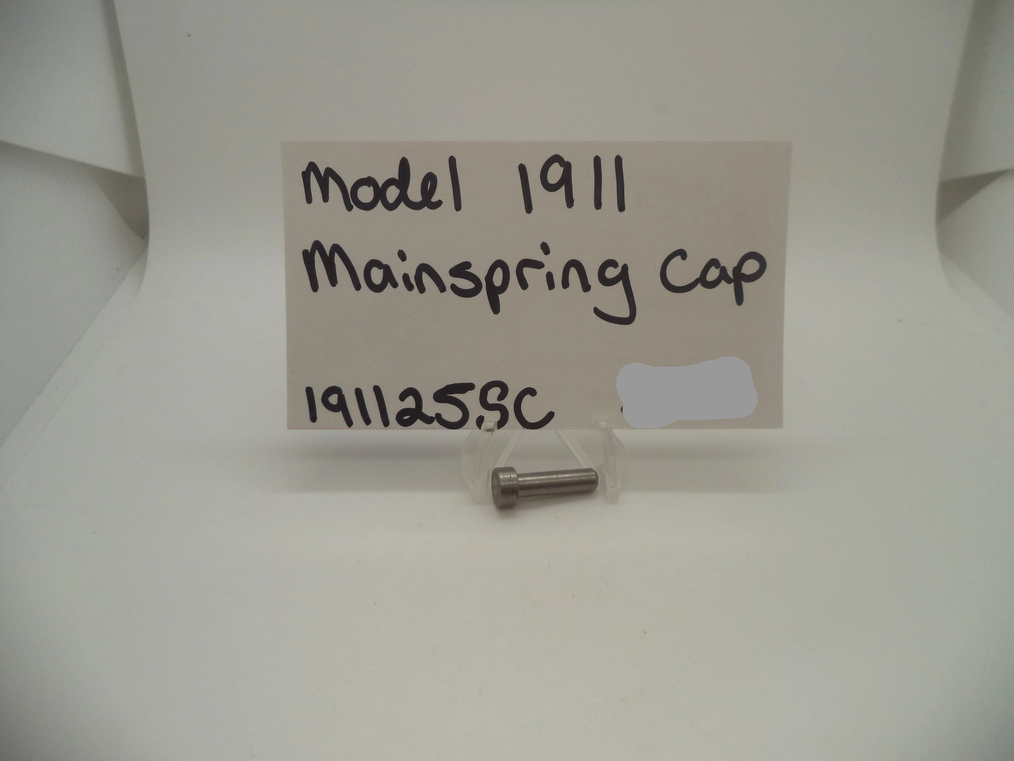 191125SC Model 1911 Mainspring Cap Stainless Steel