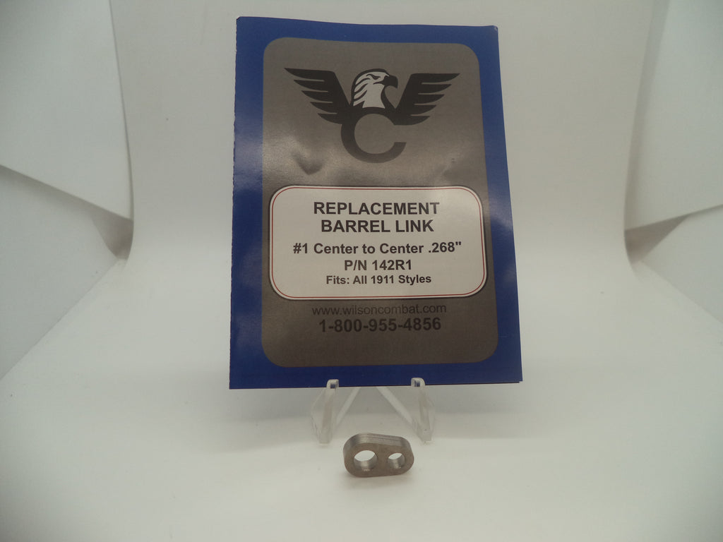 142R1 Wilson Combat New Model 1911 Replacement Barrel Link .268" Stainless Steel