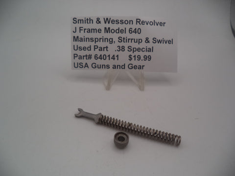 640141 Smith & Wesson J Frame Model 640 Used Mainspring, Stirrup & Swivel .38 Special