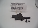 Pre373 Smith & Wesson Revolver J Frame Pre Model 37 Side Plate & Screws Used