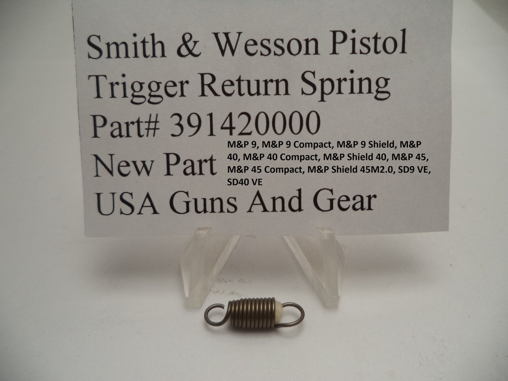 Smith & Wesson M&P/SDVE Trigger Return Spring - All Calibers - Factory OEM 391420000