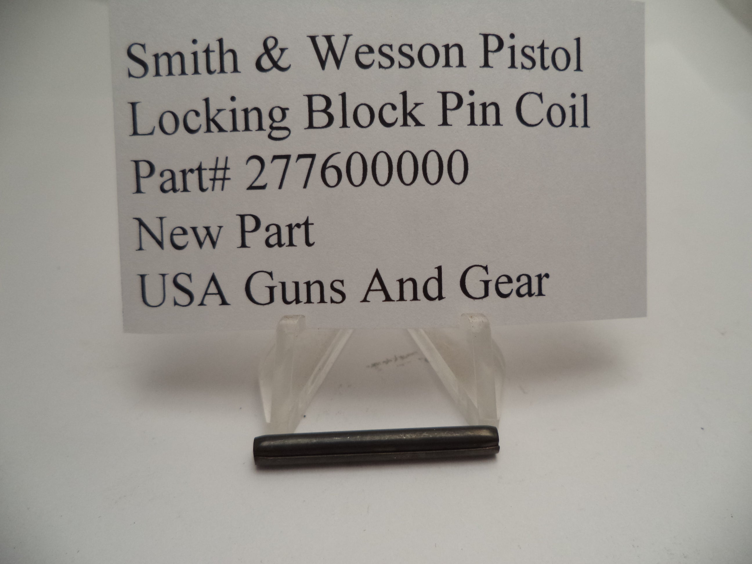277600000 Smith and Wesson Locking Block Pin Coil for Auto Pistols