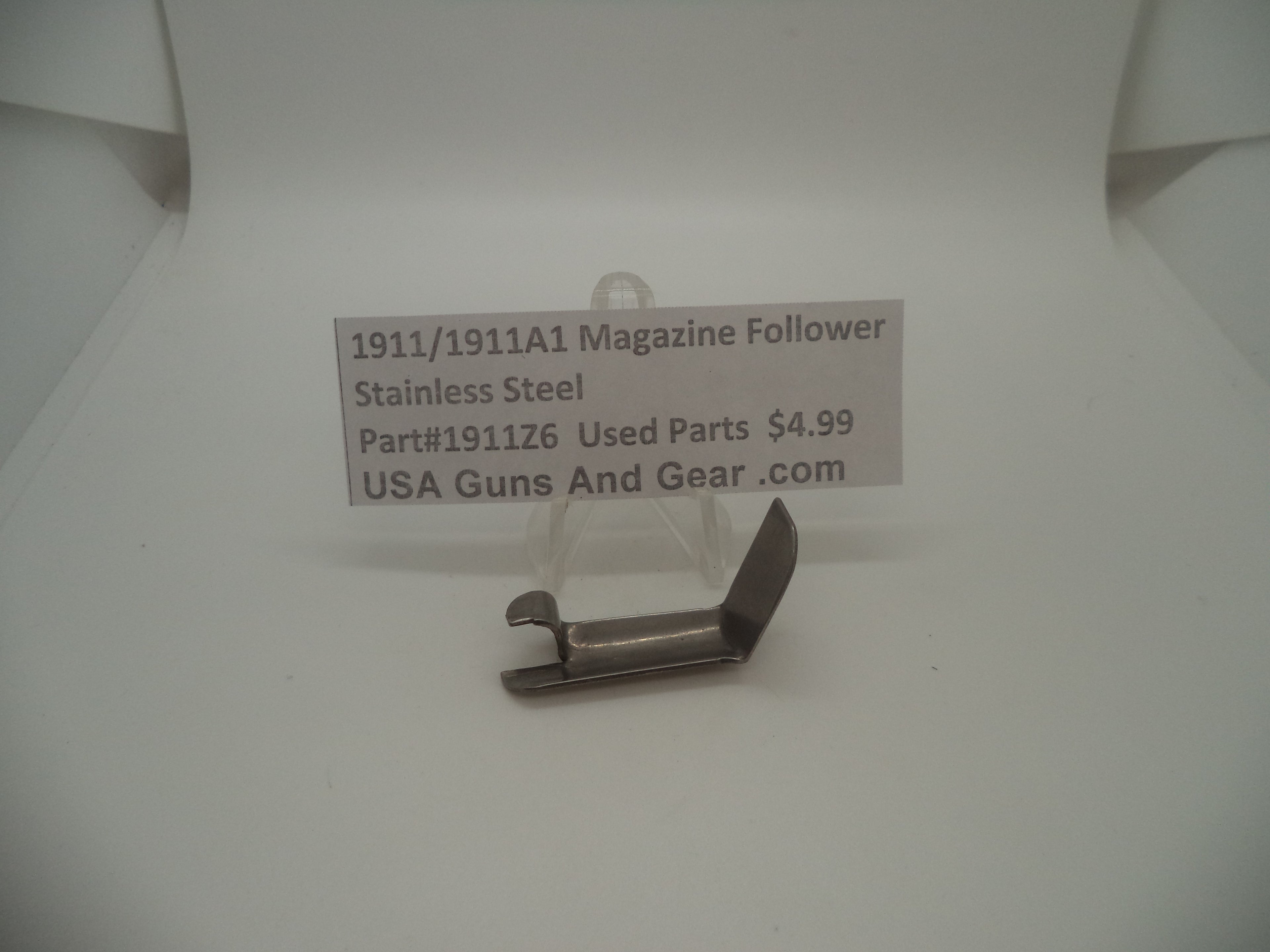 1911Z6 1911 / 1911A1 Used Stainless Steel Magazine Follower