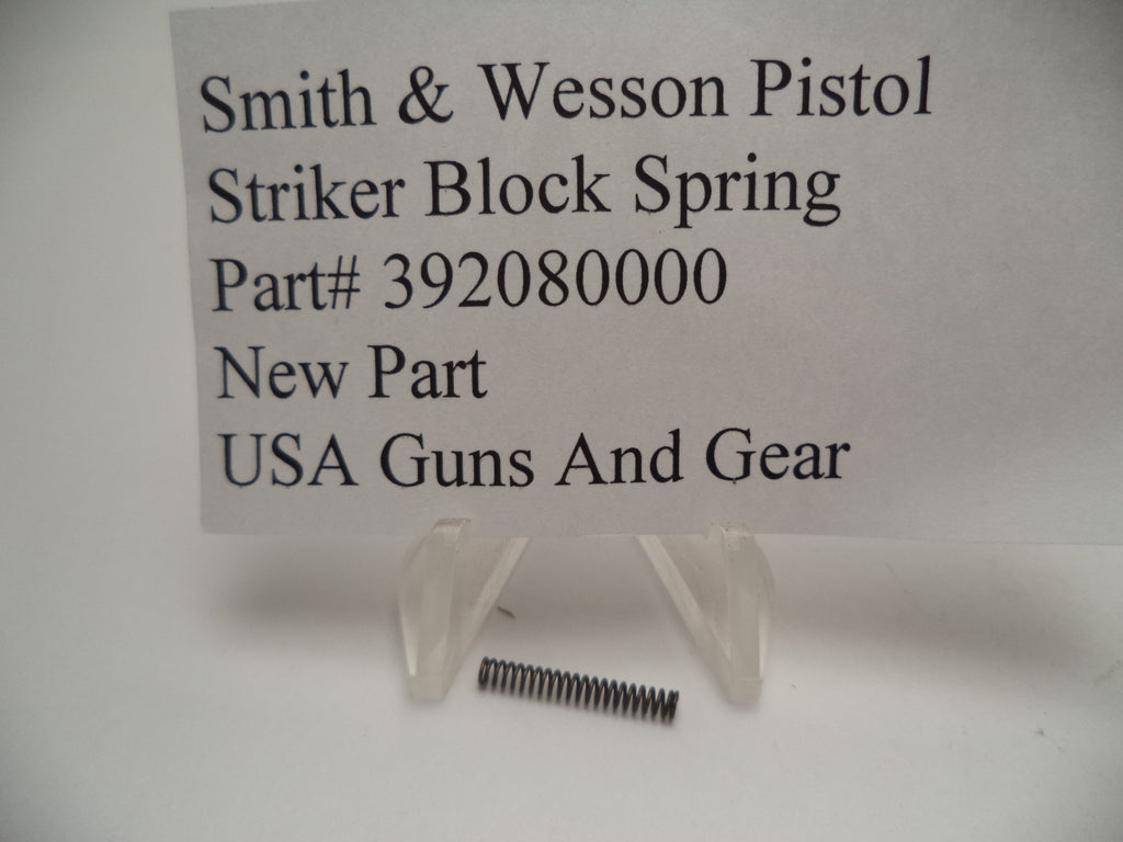 392080000 Smith and Wesson Striker Block Spring for Auto Pistols