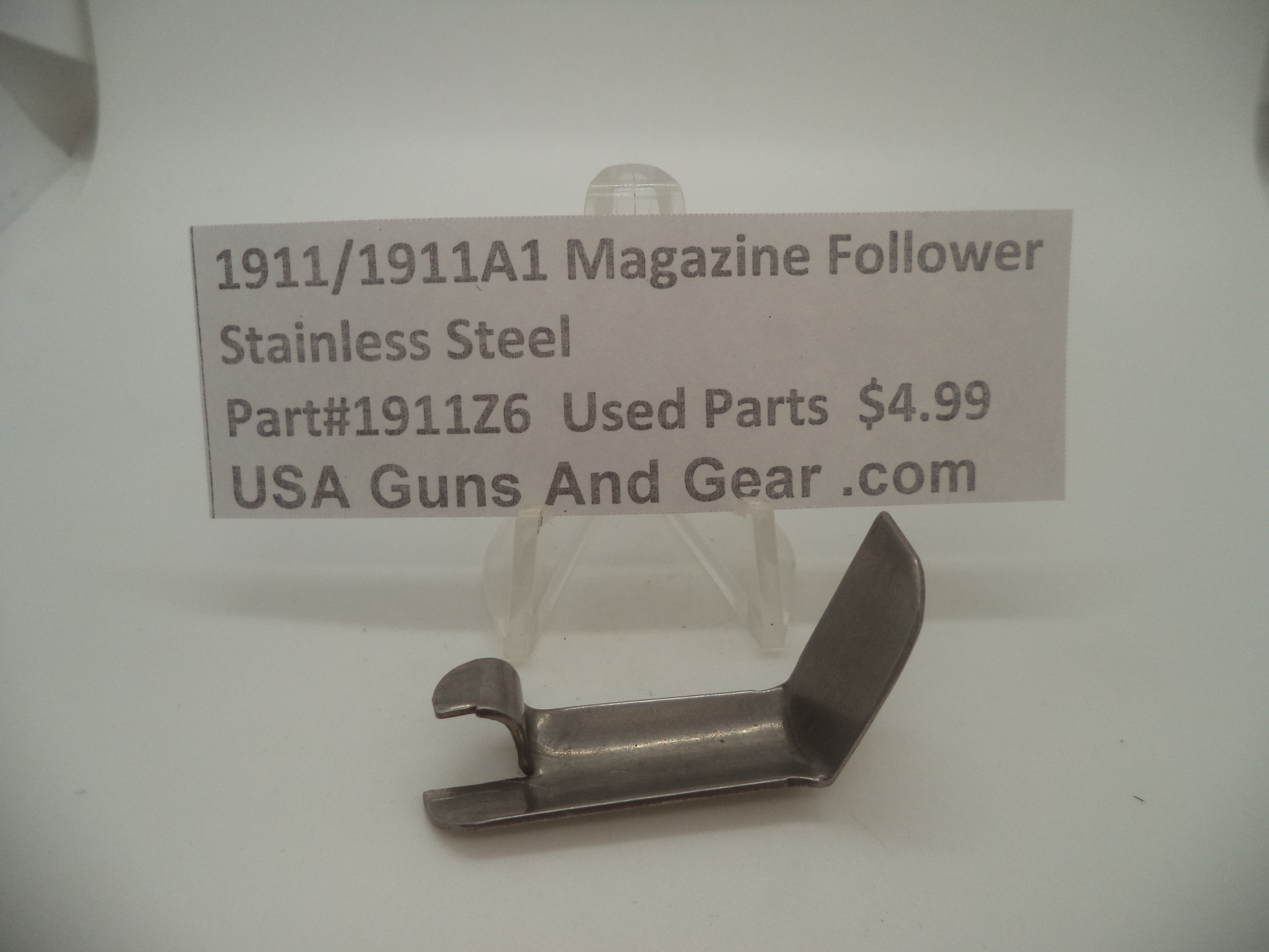 1911Z6 1911 / 1911A1 Used Stainless Steel Magazine Follower