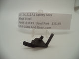 1911X1 1911 / 1911A1 Used Black Steel Safety Lock